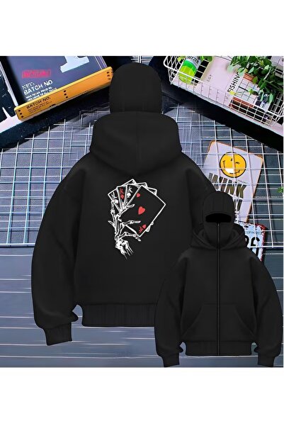 LAND MODA سترة صوفية للجنسين من Snow Masked Ninja من الصوف السميك بخيطين