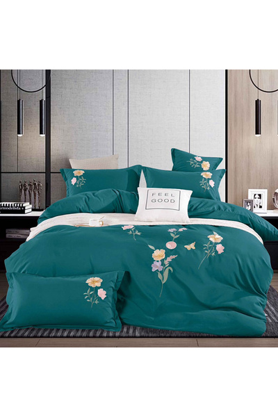 OEM Bed linen with elastic 180x200 for double bed 2 people, 4 pieces, finet, ...