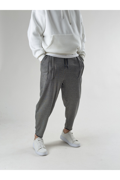 COCOPELLI Patterned Pocket Detailed Men's Baguette Trousers Coc2725