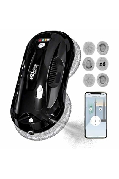 EZIclean Windobot S4 Plus window cleaning robot, 72 W, black, 30 cm, with remote