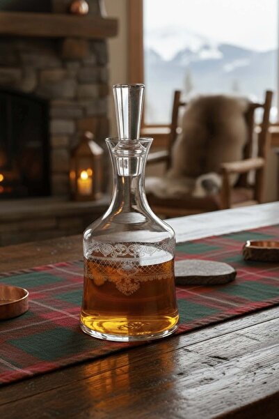 Jenisa 1300 ml El Yapımı Şeffaf Cam Karaf – İmperial Model Su Meşrubat ve Kok...