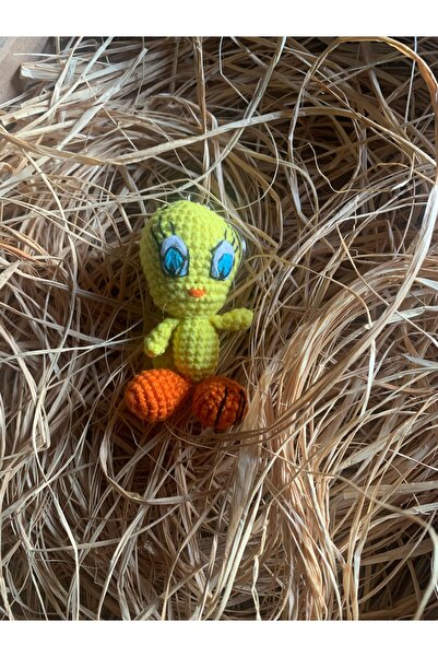 Handmade Tweety Keychain & Bag Charm