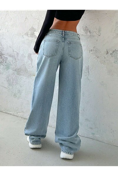 NOXTER JEANS Kadın Wide Leg Jeans Pantolon