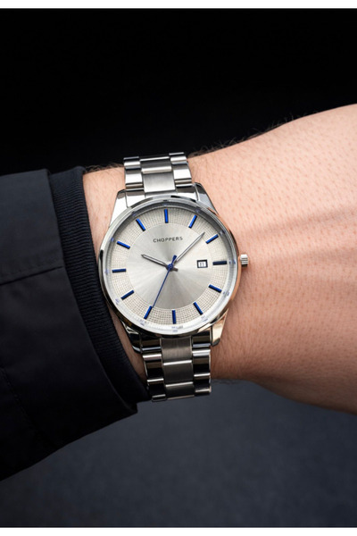 Choppers Çelik kordon takvimli erkek kol saati