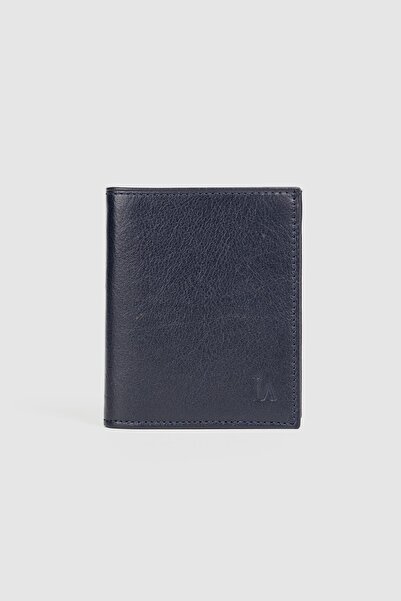 Store محفظة رجالية من الجلد الطبيعي المحمي بتقنية Avza Rfid