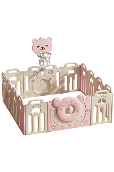 LITTLE ANGEL Baby Playpen Toddler Play Yard With Hoop 14 pcs