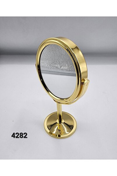 HADEEL GIJAMAI New small gold double-sided makeup mirror that can be freely a...