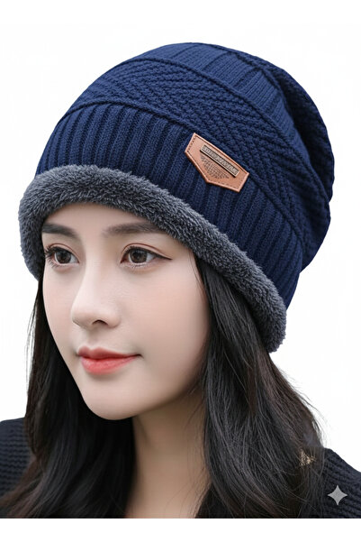 Trendora Luxury Knitted Winter Hat with Thermal Fleece Lining - Unisex Windpr...