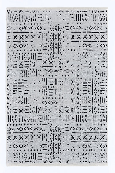 Halliva Etna 8018 Krem Etna Kilim Tarzı Salon Yatak Odası Halısı Şık Desen