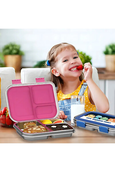 Generic Stainless Steel Bento Lunch Box for Kids & Adults
