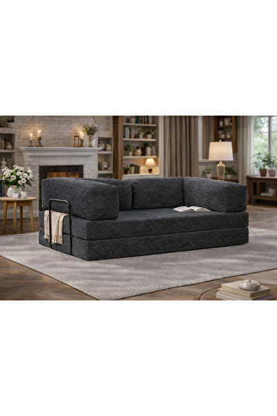 OEM Fitilli Kadife Yataklı Kanepe 80x160 | 50 DNS Rebonded | Silinebilir & Yı...