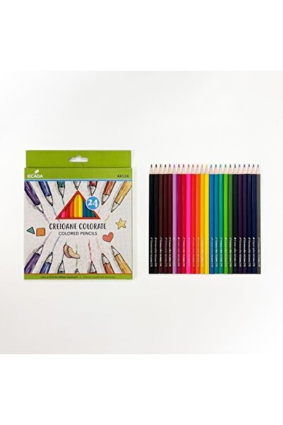 Ecada Colored Pencils 24 Large Colors