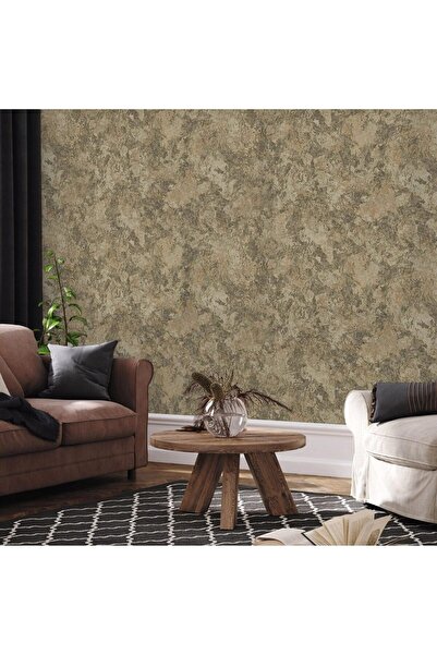 ashomedesign.ro Super Washable Vinyl Wallpaper, Industrial Pattern, Bronze, U...