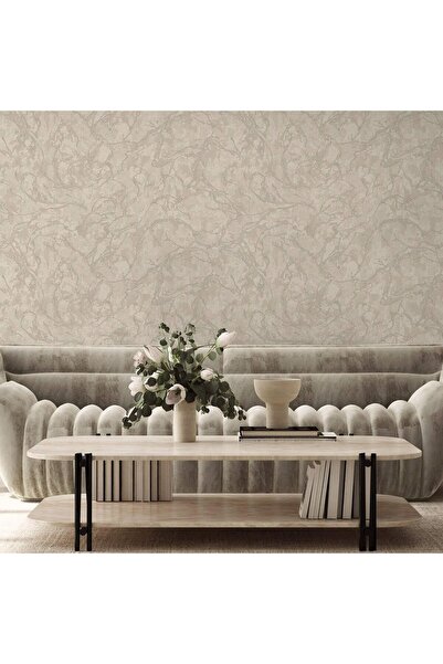 ashomedesign.ro Tapet Vinil Superlavabil, Model Marmura, Crem, UV, Ignifug, R...