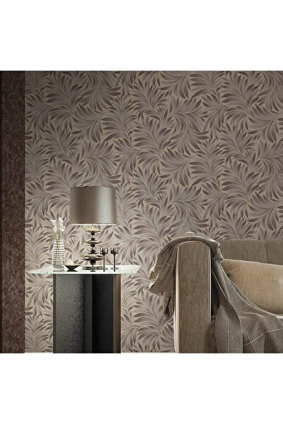 ashomedesign.ro Super Washable Vinyl Wallpaper, Tropical Leaves Pattern, Capp...