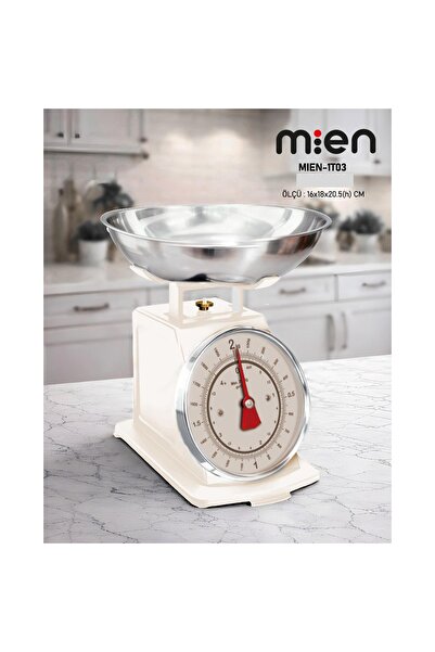 MİEN Mekanik Mutfak Terazisi 2 Kg – Analog Klasik Terazi