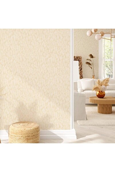 Adawall Super Washable Vinyl Wallpaper, Textured Pattern, Cream, UV, Fire Ret...