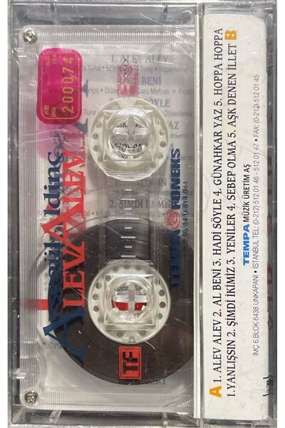 Plak İstasyonu (Cassette, Not Vinyl) Ayşegül Aldinç Alev Alev Cassette