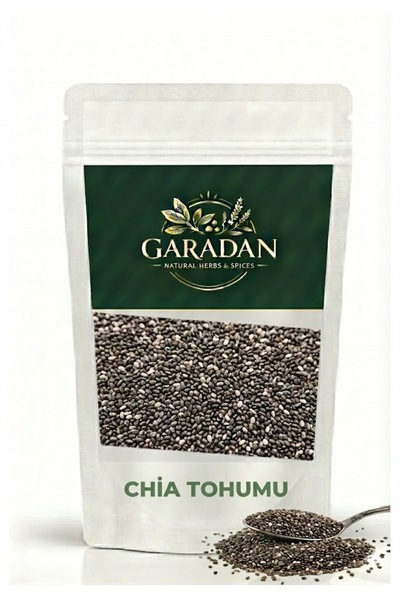 GARADAN Premium Chia Tohumu (Hispanica) – Doğal, Elenmiş 100 gram