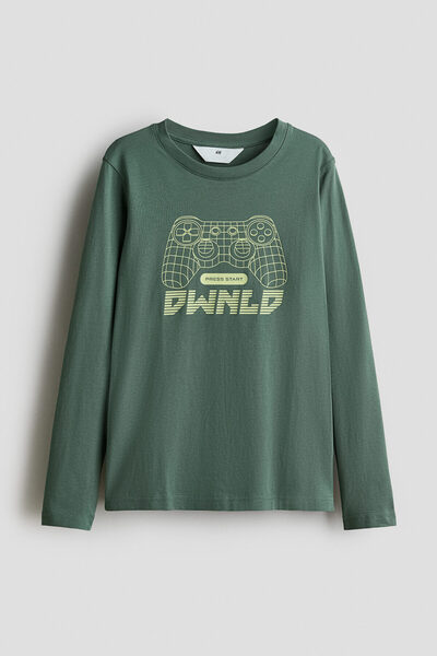 H&M Uzun Kollu Tişört