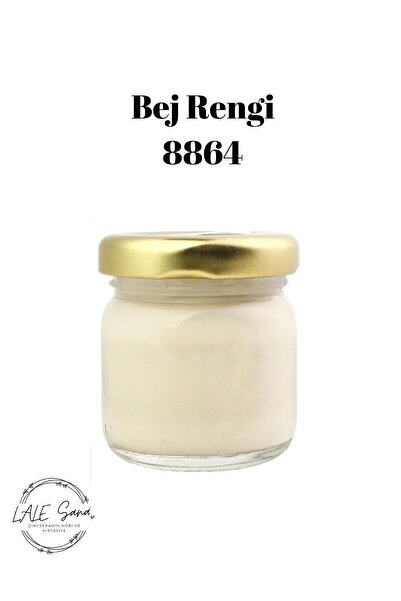 Lale Sanat Bej Rengi Sıraltı Seramik ve Çini Boyası