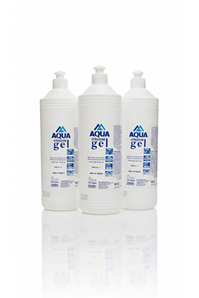 Aqua Ultrason Jeli 3 x 1000 ml - Lazer Epilasyon ve Ultrason Jeli 3'lü Set