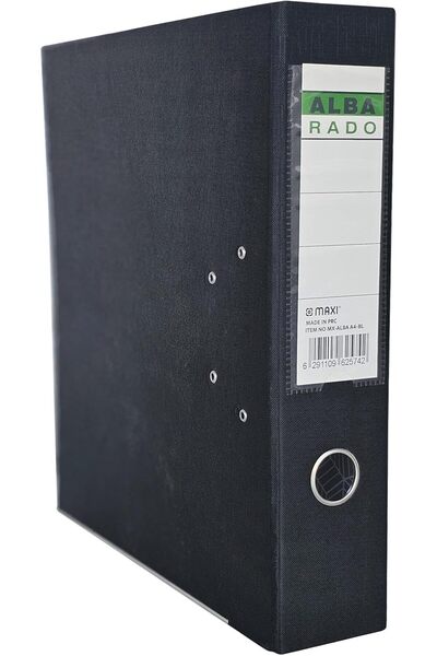 MAXİ Alba Rado Lever Arch File A4 Broad Black