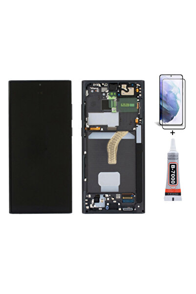 Yedcom Samsung S22 ULTRA S908 Çıtalı Uyumlu Ekran Lcd Dokunmatik 15ML Yapıştı...