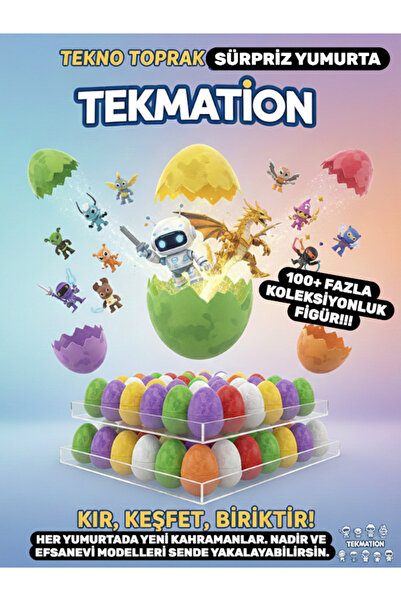 tekmation Sürpriz Yumurta - 100'den Fazla Efsanevi Karakter ve Koleksiyon Figürü