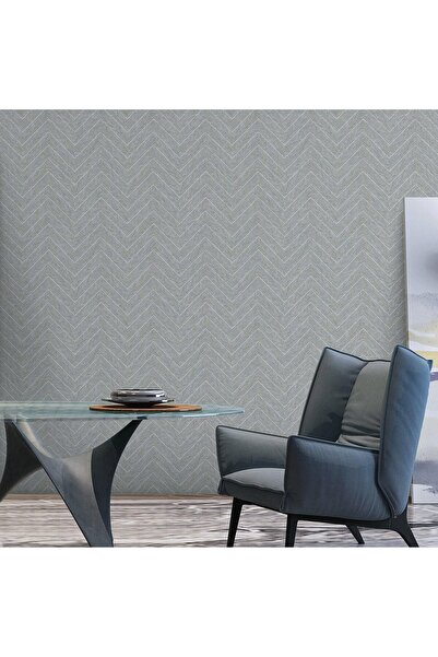 ashomedesign.ro Tapet Vinil Superlavabil, Model Lambriu Lemn, Gri, UV, Ignifu...