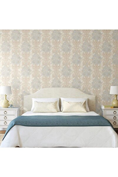 Adawall Tapet Vinil Superlavabil, Model Damasc, Bej deschis, UV, , Ignifug, R...