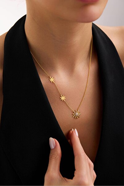 Tufanlar Kuyumculuk 22 Ayar Güneş Altın Kolye