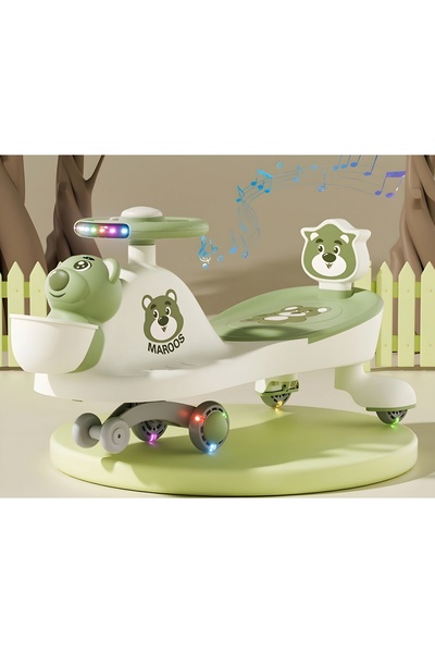 My modern game سيارة ارجوحة دفع للأطفال مع عجلات صامتة وموسيقى شيلات وأضواء و...