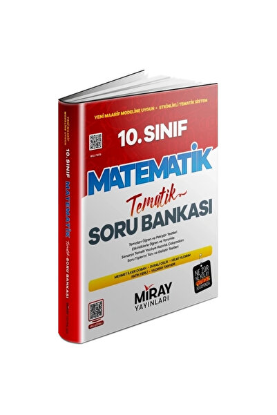 Miray Yayınları 10. Sınıf Matematik Tematik Soru Bankası 2026 Model Maarif Si...