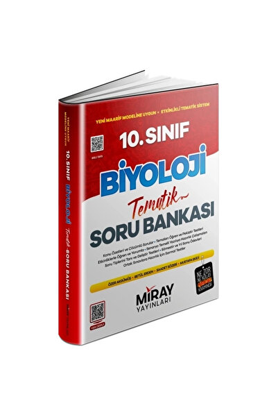 Miray Yayınları 10. Sınıf Biyoloji Tematik Soru Bankası 2026 Model Maarif Sistem