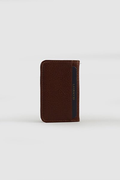 Store محفظة حامل بطاقات من الجلد الطبيعي من ديفن