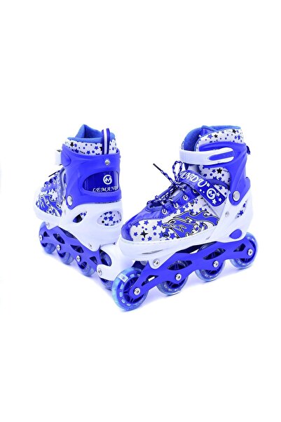 OEM Set Role Reglabile Copii cu Echipament de Protectie - 35-38