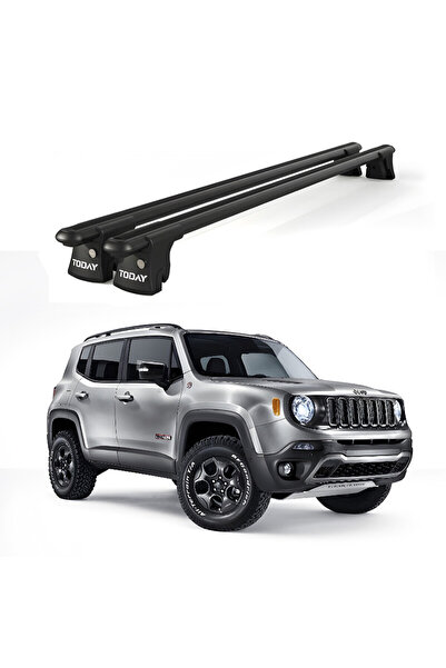 TODAY AUTO Trio-I Jeep Renegade (2015 ve üstü) Uyumlu Siyah Kilitli Ara Atkı ...