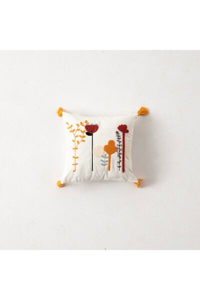 Nari Collections غطاء وسادة مطرز فاخر