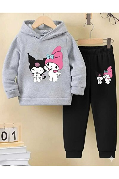 Nice Clothes Παιδικό Σετ Φόρμας με Κουκούλα UNISEX ΡΟΖ ΚΑΠΕΛΟ KUROMI