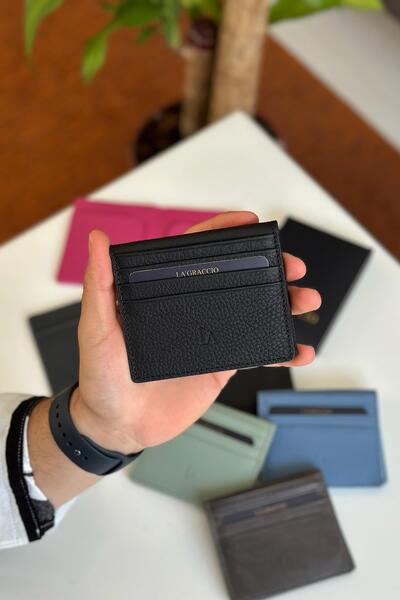 Store محفظة حامل بطاقات من الجلد الطبيعي للجنسين من باليا