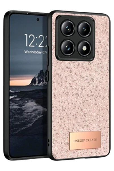 cepmoda Mi̇ "14T Pro" Bright Glitter Luxury Design Elite Cover/Case - Pink