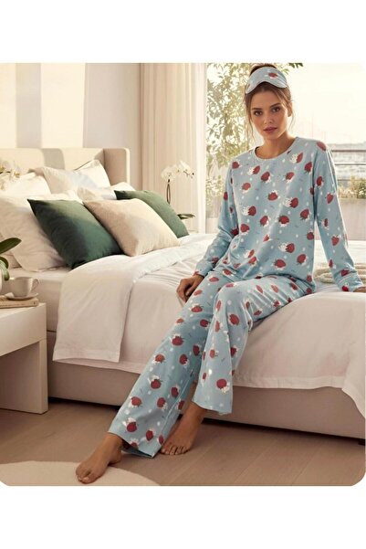 Forface Çilek Desenli Pijama Takımı – Rahat, Yumuşak & Şık