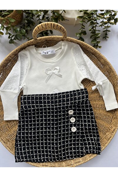 Zade Lovmi Baby ŞANEL ŞORT ETEKLİ, BADYLİ 2 Lİ TAKIM