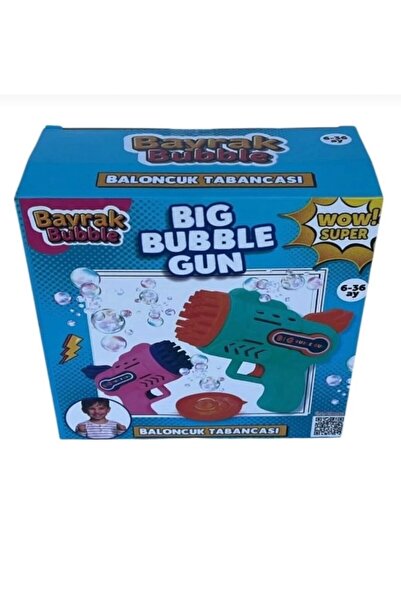 NASYONEL TOYS Bayrak Bubble Big Bubble Gun Baloncuk Tabancası – Büyük Köpük B...