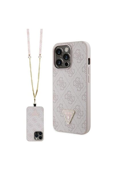 Guess Crossbody Case for iPhone 13 Pro Max Pink