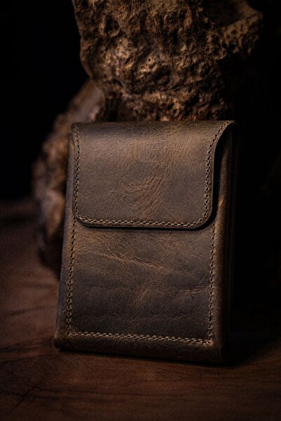Lenax Leather Riva %100 El Yapımı Hakiki Deri Unisex Cüzdan – Mıknatıslı Kapama