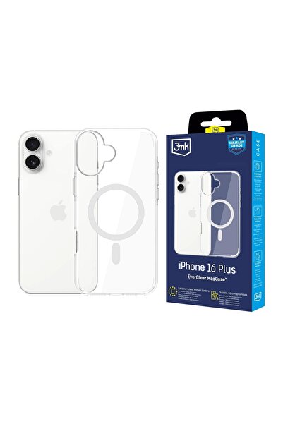 3MK EverClear MagCase for iPhone 16 Plus, Clear