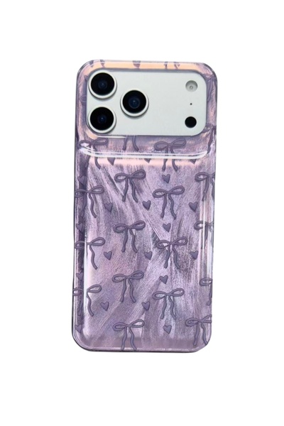 KILIF HOUSE iPhone 17 Pro Max Compatible Colorful Pastel Bow Pattern Case