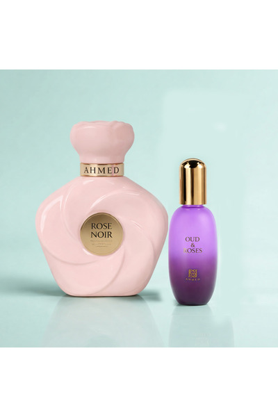 Ahmed Al Maghribi Rose Noir EDP & Oud & Roses Body Gel Combo